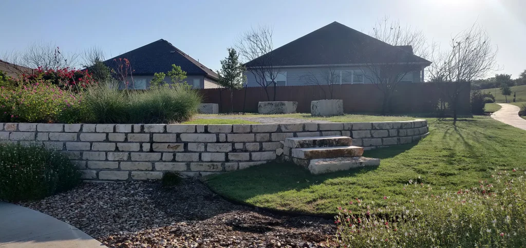 Paths and terrace in Kezar Green Park in Knob Hill