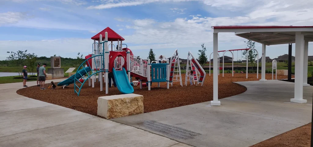 Kieke Park playground and pavilion. 