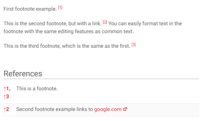 This is a rendered footnote example to help contributors understand how footnotes will appear.