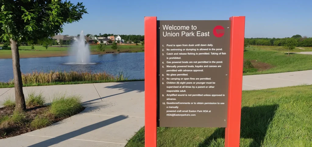 Sign for Union Park East